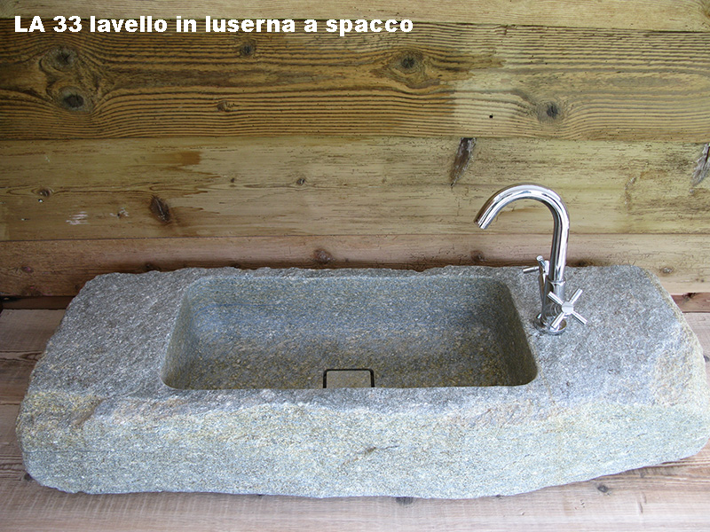 LA 33 lavello in luserna a spacco